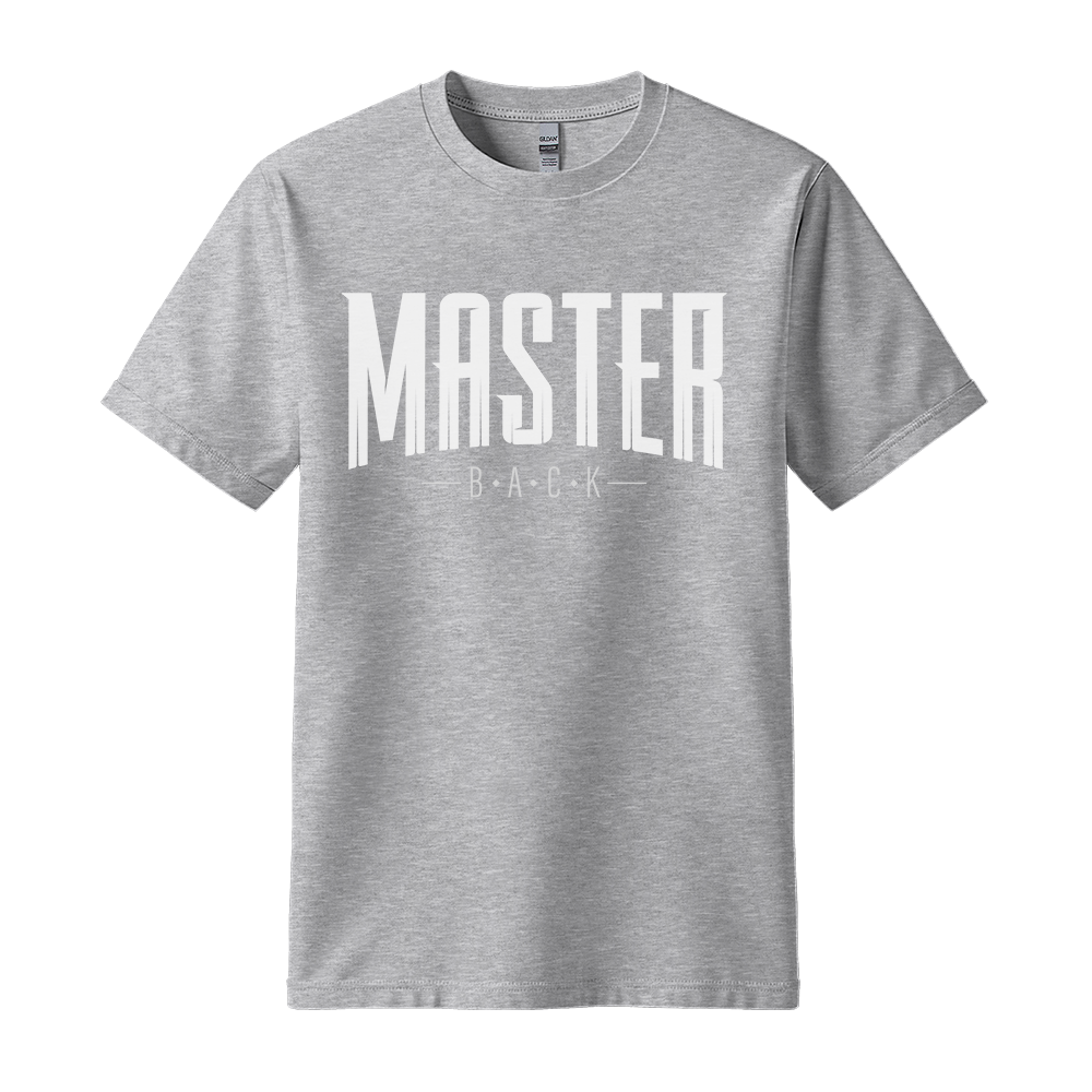 Master Back - Unisex T-Shirt - Streetwear Tee - Sport Grey