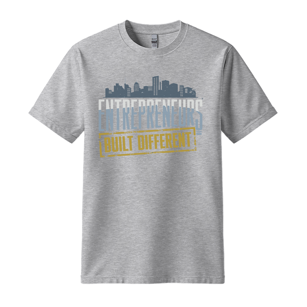 Entrepreneurs Built Different - Unisex T-Shirt - Motivation Tshirt - Sport Grey