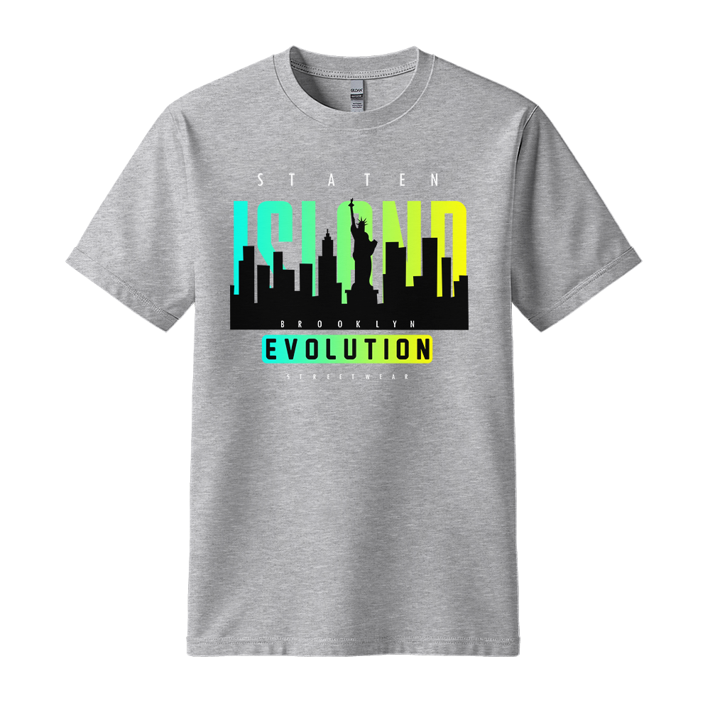 Staten Island Evolution - Unisex T-Shirt - City Tee - Sport Grey