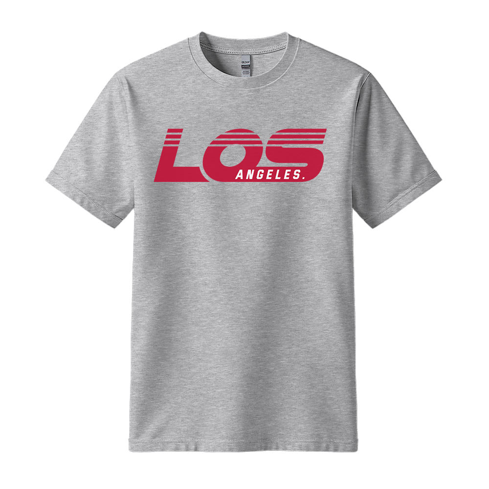 Los Angeles Retro - Unisex T-Shirt - City Tee - Sport Grey