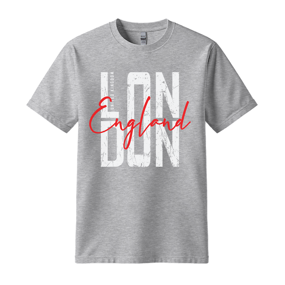 London England - Unisex T-Shirt - City Tee - Sport Grey
