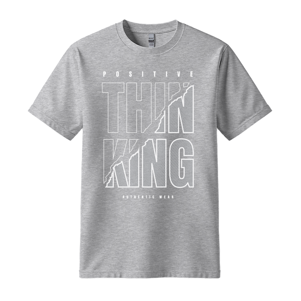 Positive Thinking Authentic Wear - Unisex T-Shirt - Positive Apparel - Sport Grey