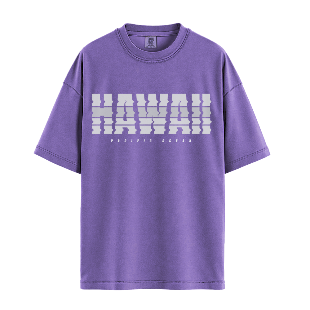 Hawaii Pacific Ocean - Unisex T-Shirt - Premium Comfort Colors - Violet