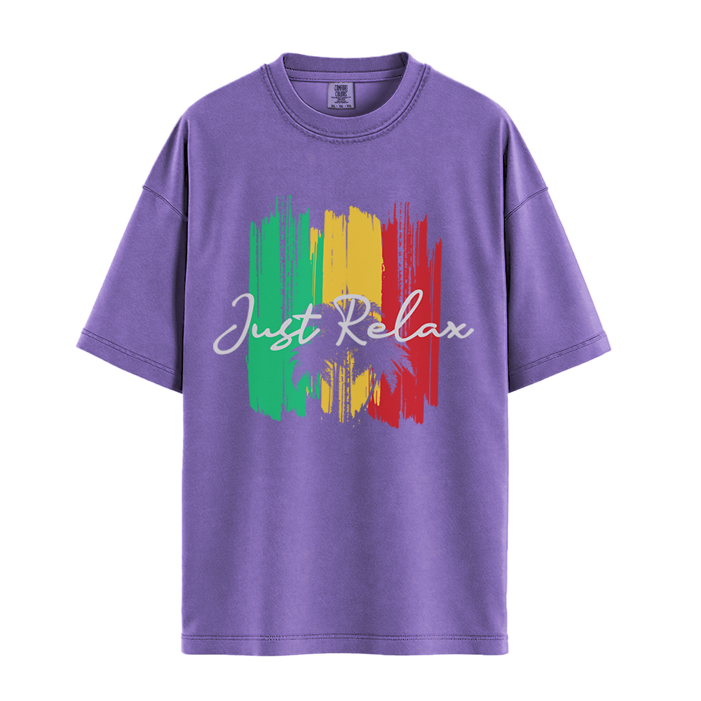 Just Relax - Unisex T-Shirt - Premium Comfort Colors - Violet