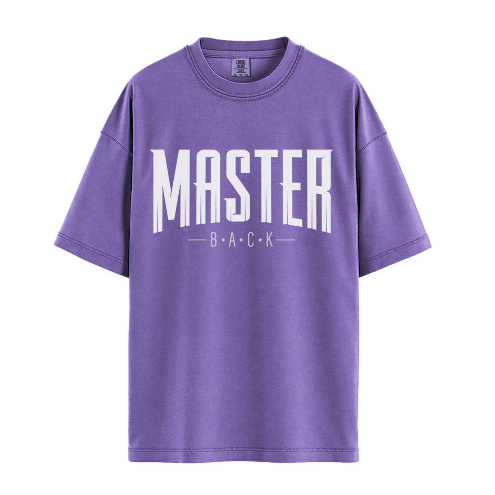 Master Back - Unisex T-Shirt - Premium Comfort Colors - Violet