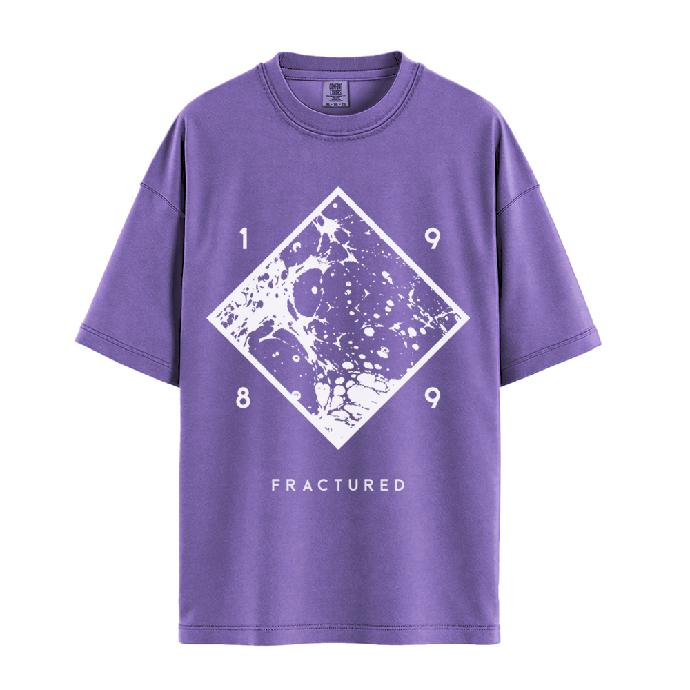 Fractured 1989 - Unisex T-Shirt - Premium Comfort Colors - Violet