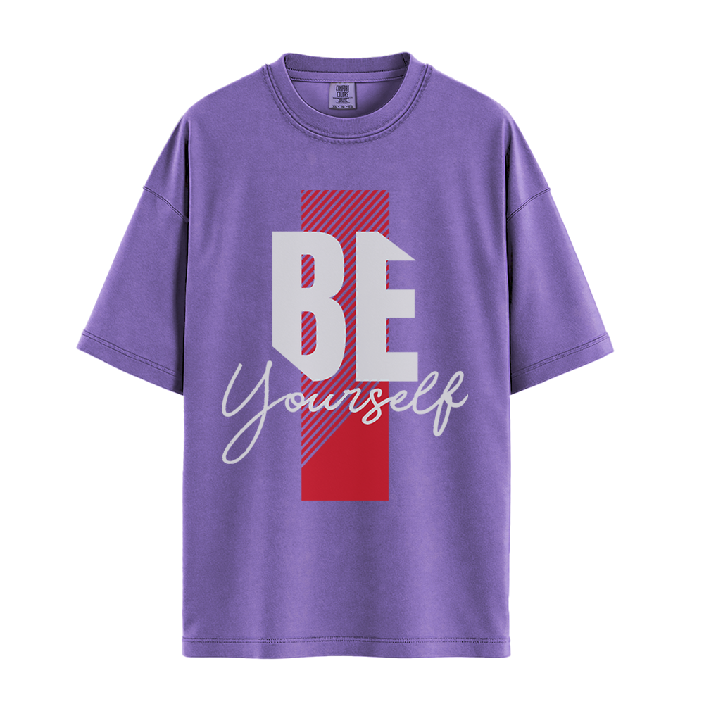Be Yourself - Unisex T-Shirt - Premium Comfort Colors - Violet
