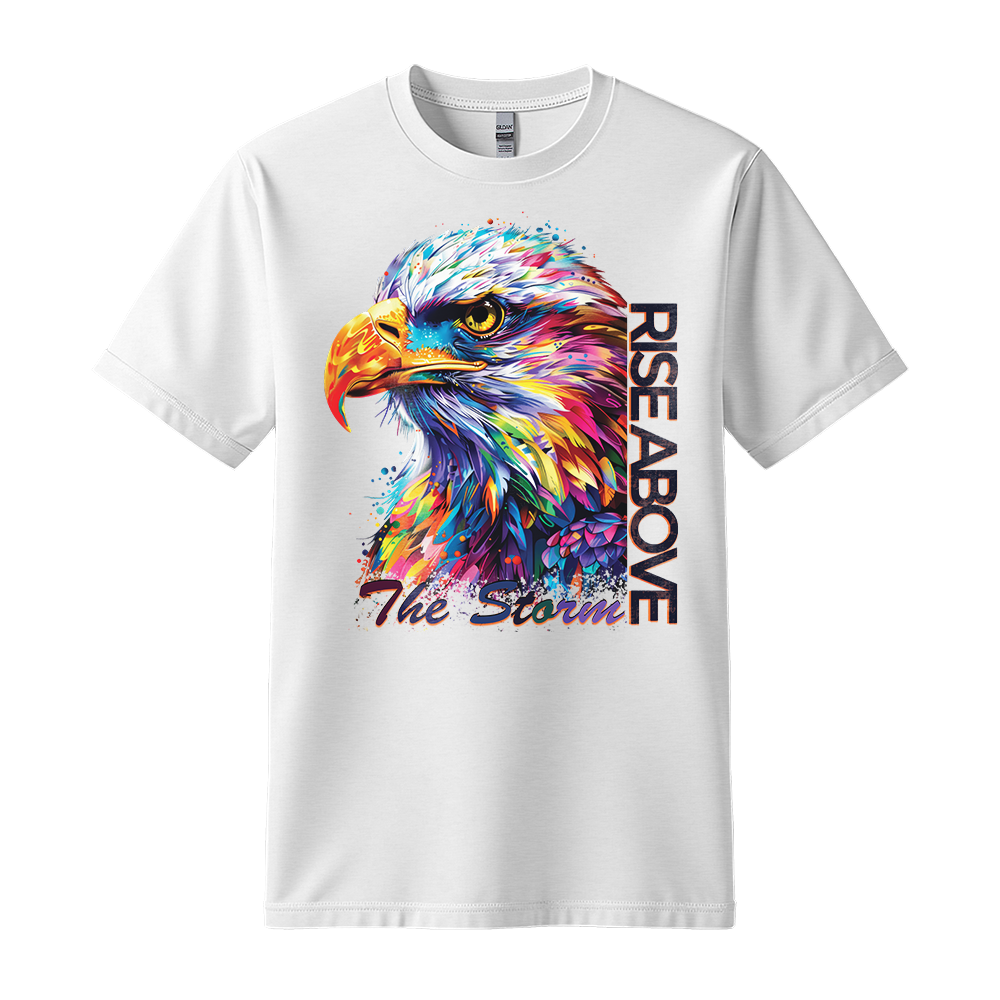"Rise Above The Storm" Eagle Motivation Unisex T-Shirt