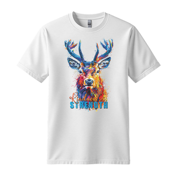 "Kindness Is Strength" Deer Motivation Unisex T-Shirt