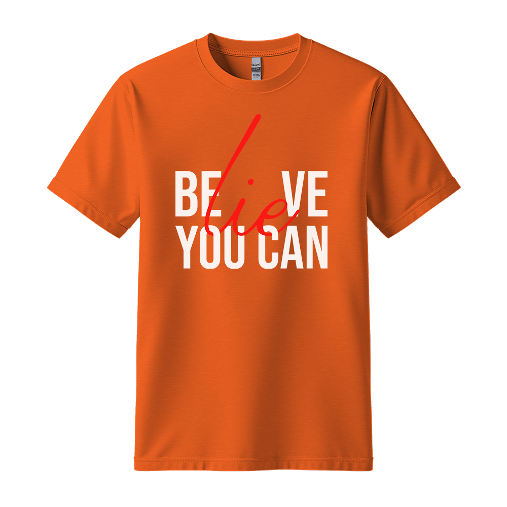 Believe You Can t-shirt - Orange