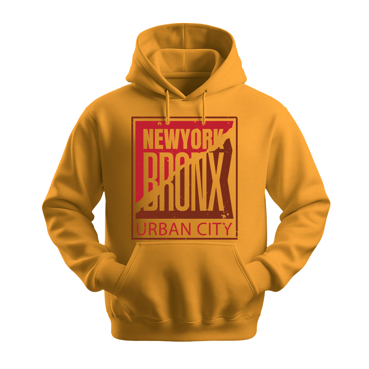 Bronx Urban City - Unisex Hoodie - City Hoodie - Gold