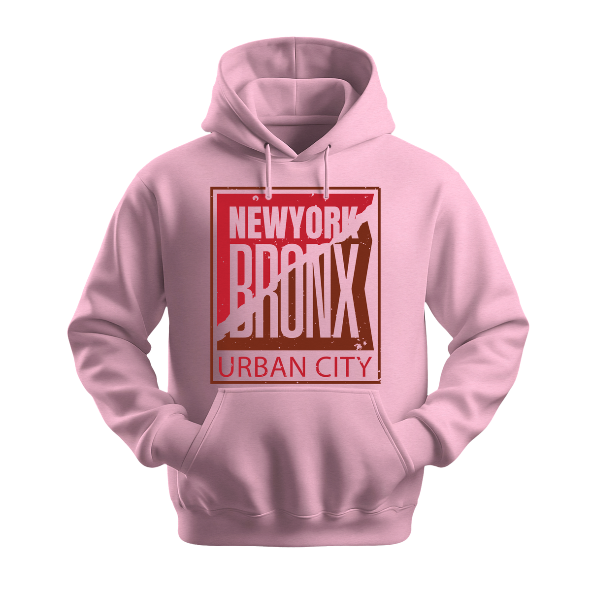 Bronx Urban City - Unisex Hoodie - City Hoodie - Light Pink
