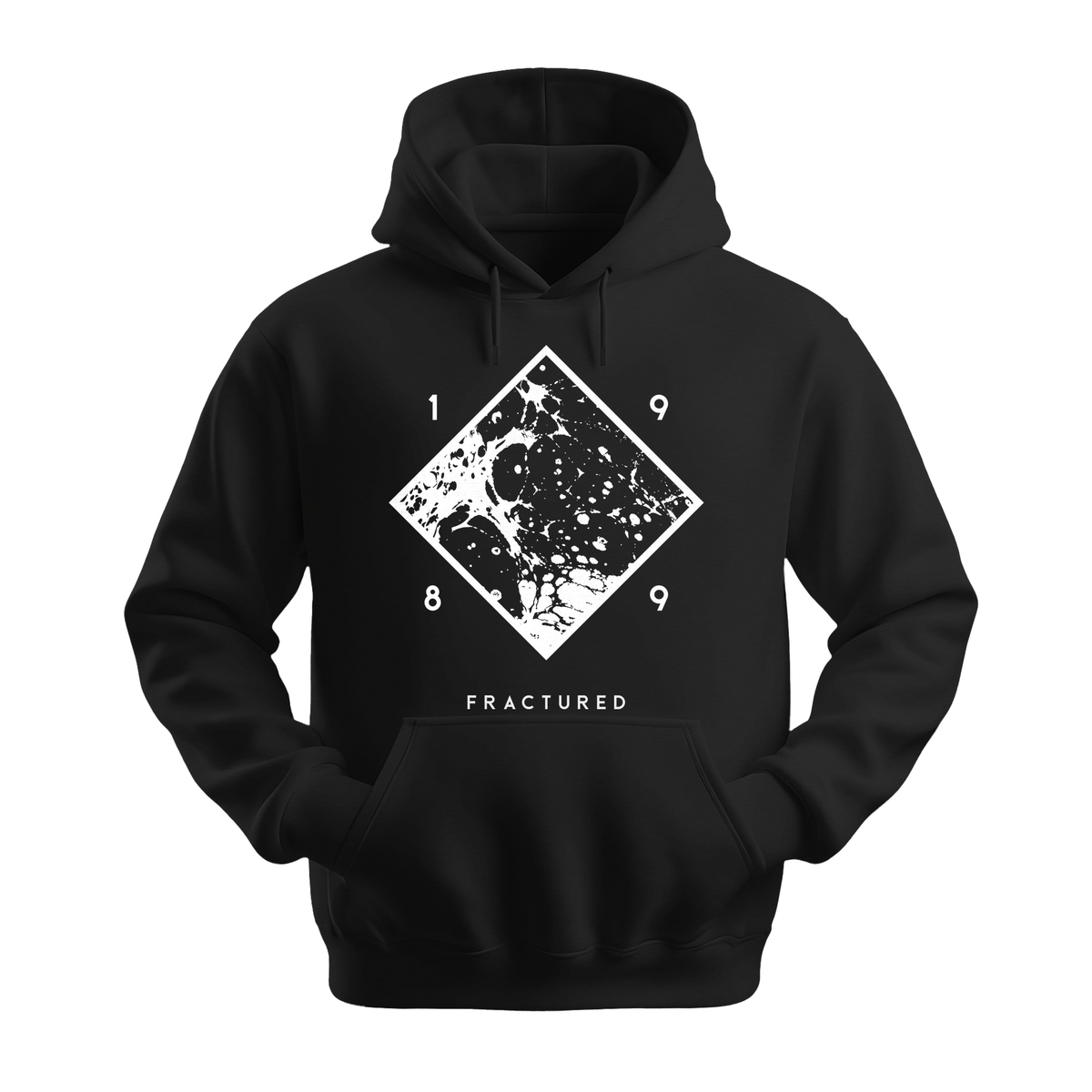 Fractured 1989 - Unisex Hoodie - Streetwear Hoodie - Black