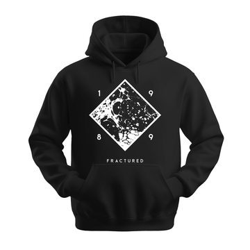 Fractured 1989 - Unisex Hoodie - Streetwear Hoodie - Black