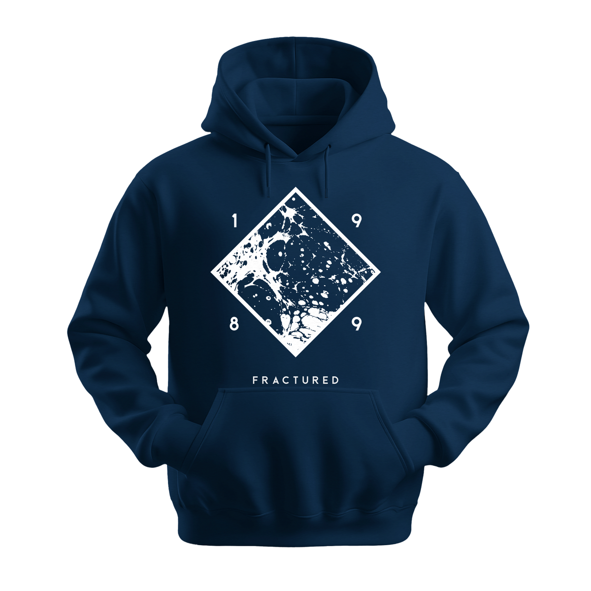 Fractured 1989 - Unisex Hoodie - Streetwear Hoodie - Navy