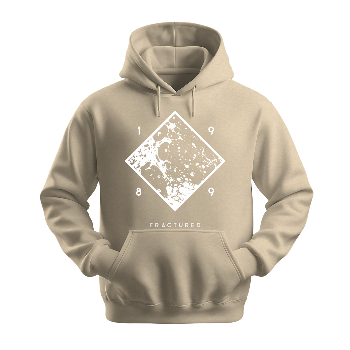 Fractured 1989 - Unisex Hoodie - Streetwear Hoodie - Sand