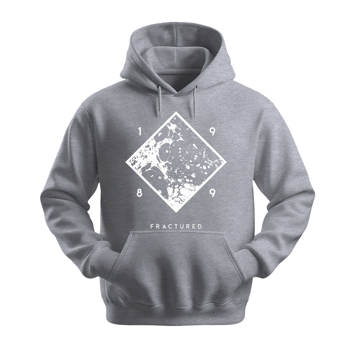 Fractured 1989 - Unisex Hoodie - Streetwear Hoodie - Sports Grey