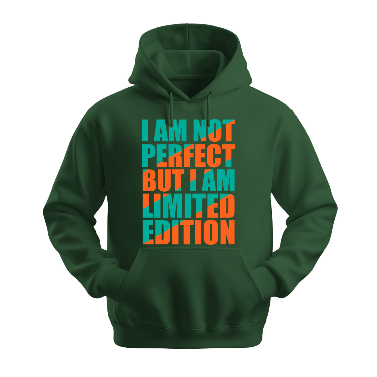 I Am Limited Edition - Unisex Hoodie - Streetwear Hoodie - Forest Green