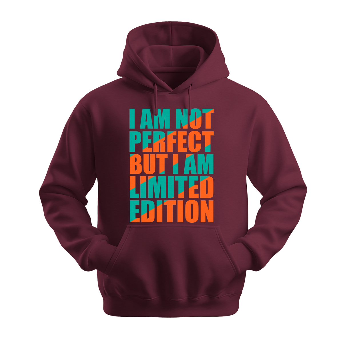 I Am Limited Edition - Unisex Hoodie - Streetwear Hoodie - Maroon