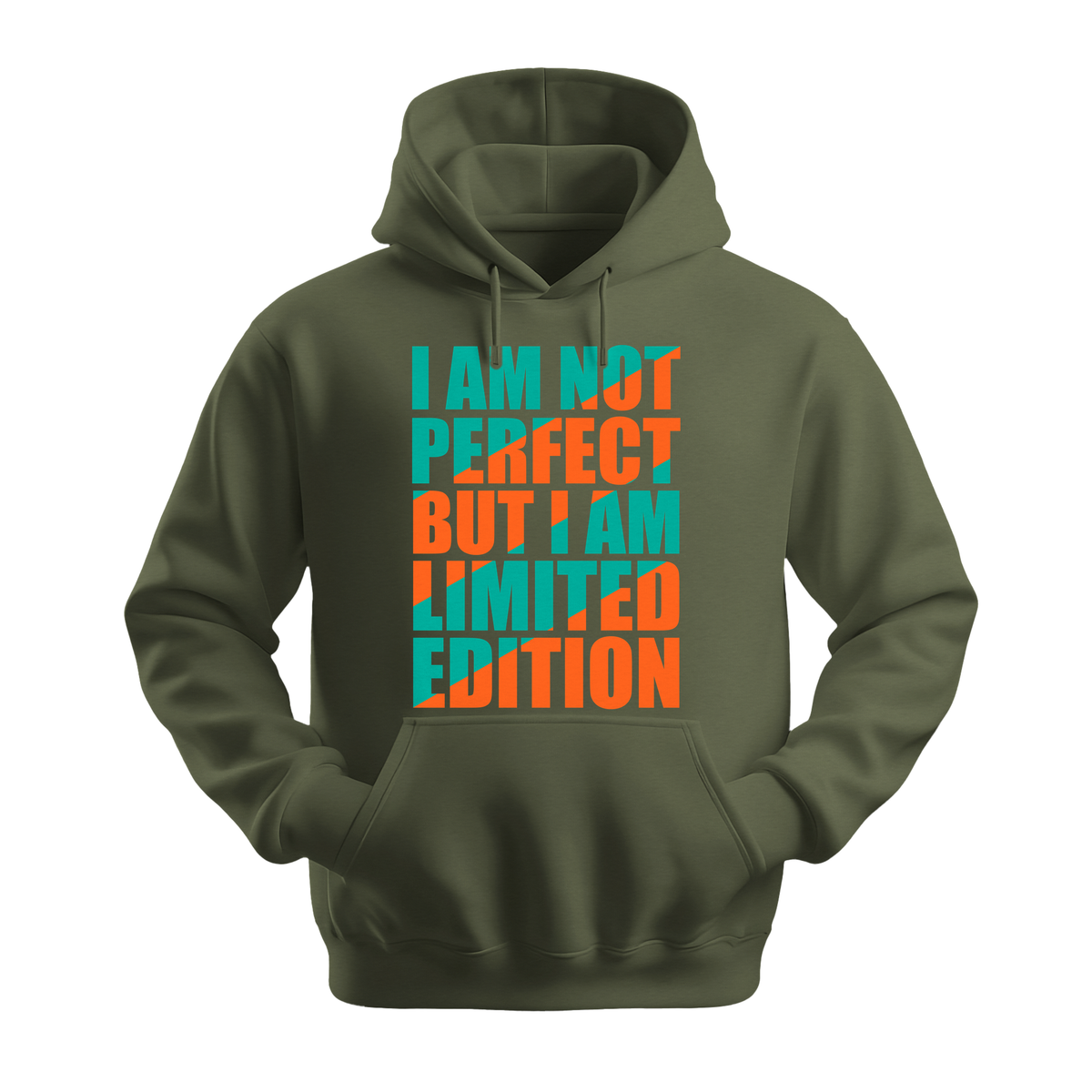 I Am Limited Edition - Unisex Hoodie - Streetwear Hoodie - Military Green