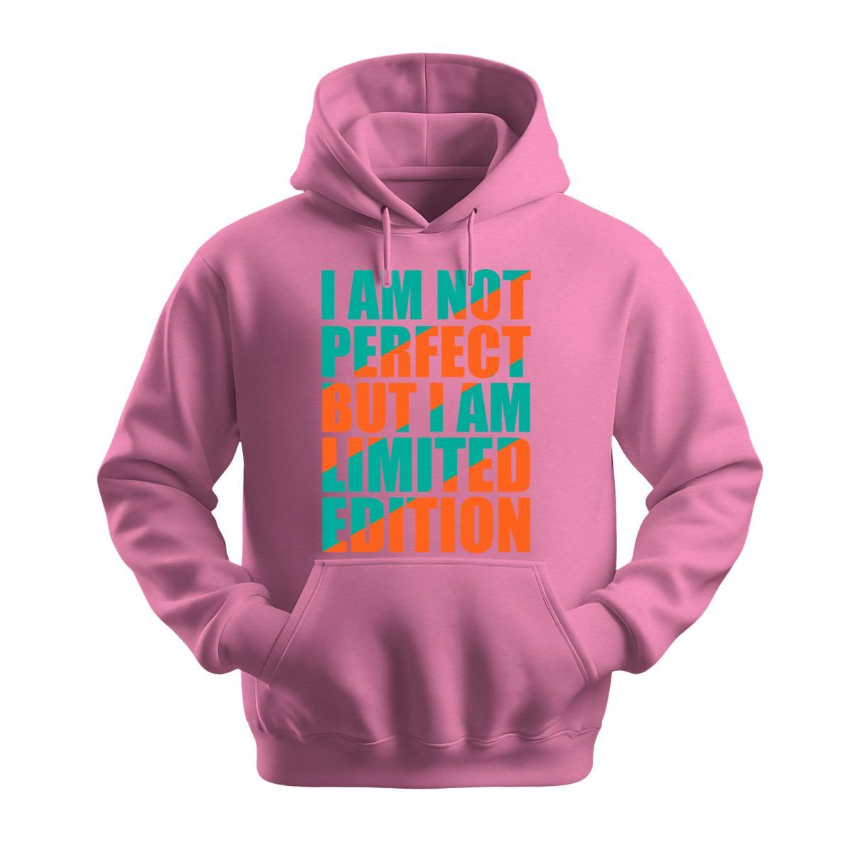 I Am Limited Edition - Unisex Hoodie - Streetwear Hoodie - Safety Pink