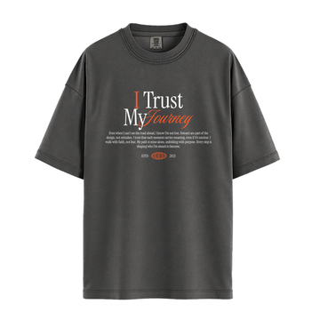 I Trust My Journey - Unisex T-Shirt - Premium Comfort Colors - Pepper