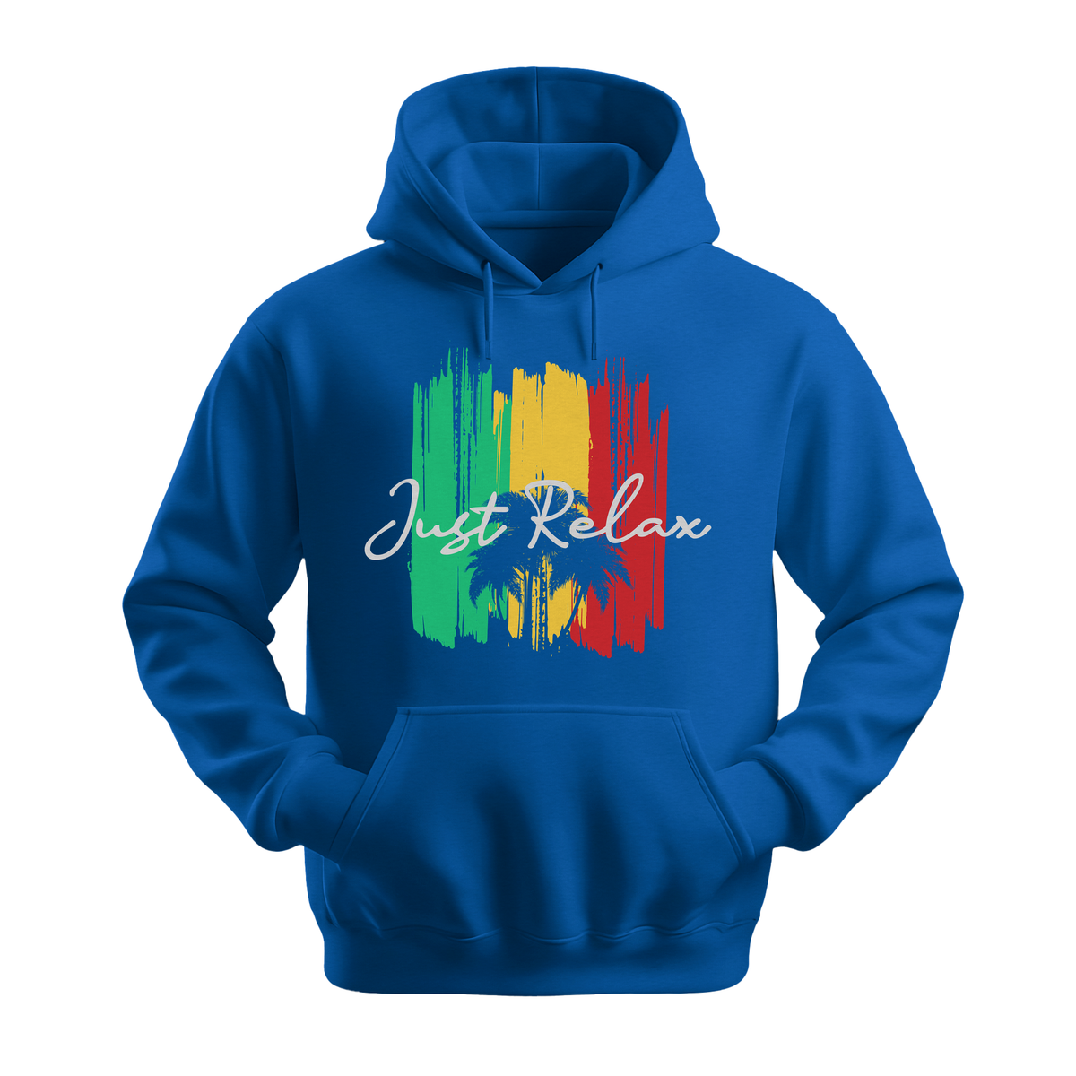 Just Relax - Unisex Hoodie - Good Vibes Clothing - Royal
