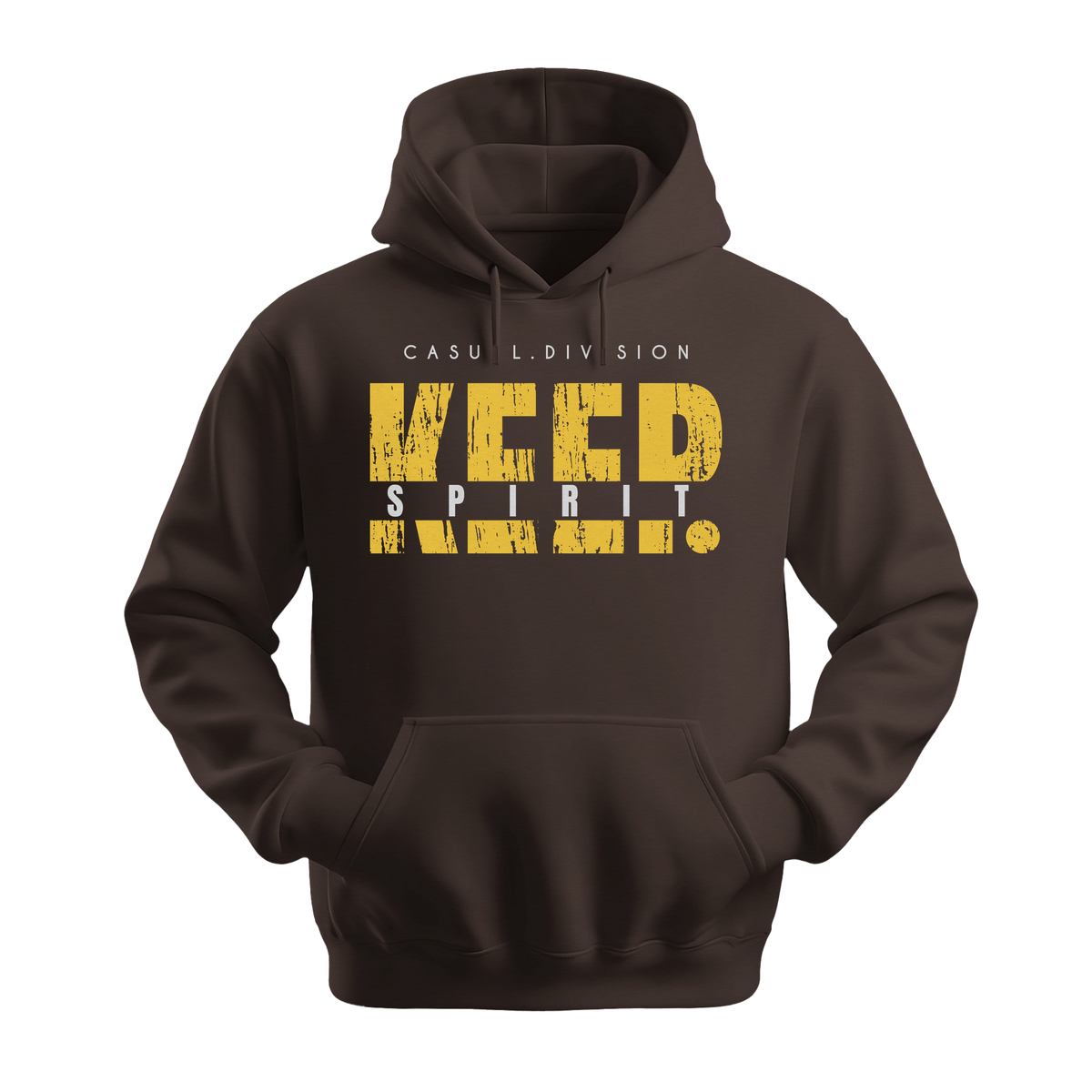 Keep Spirit - Unisex Hoodie - Streetwear Hoodie - Dark Chocolate