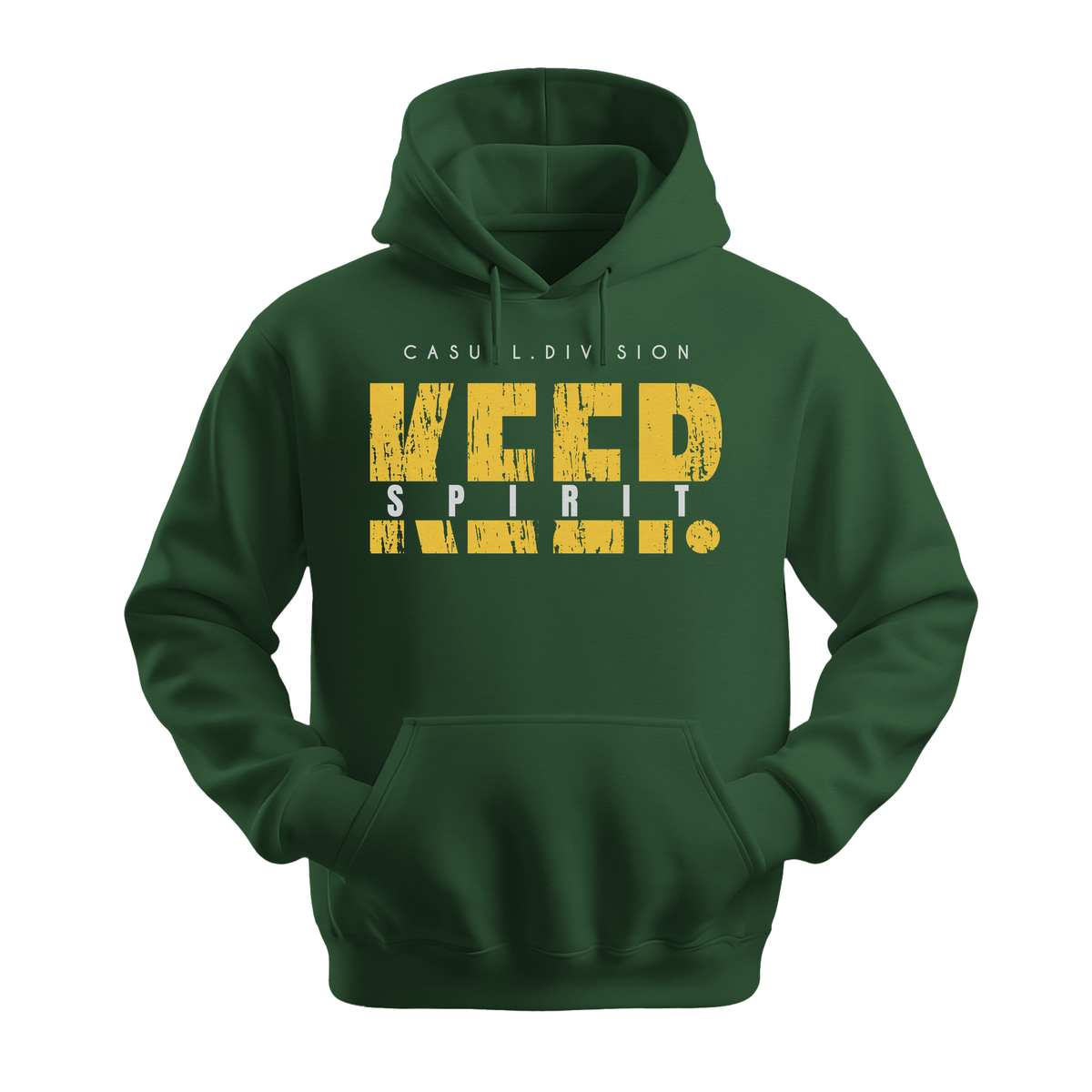 Keep Spirit - Unisex Hoodie - Streetwear Hoodie - Forest Green