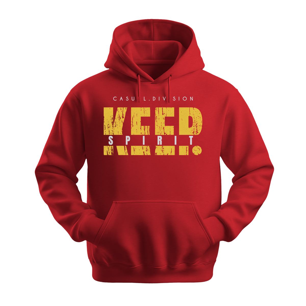 Keep Spirit - Unisex Hoodie - Streetwear Hoodie - Red