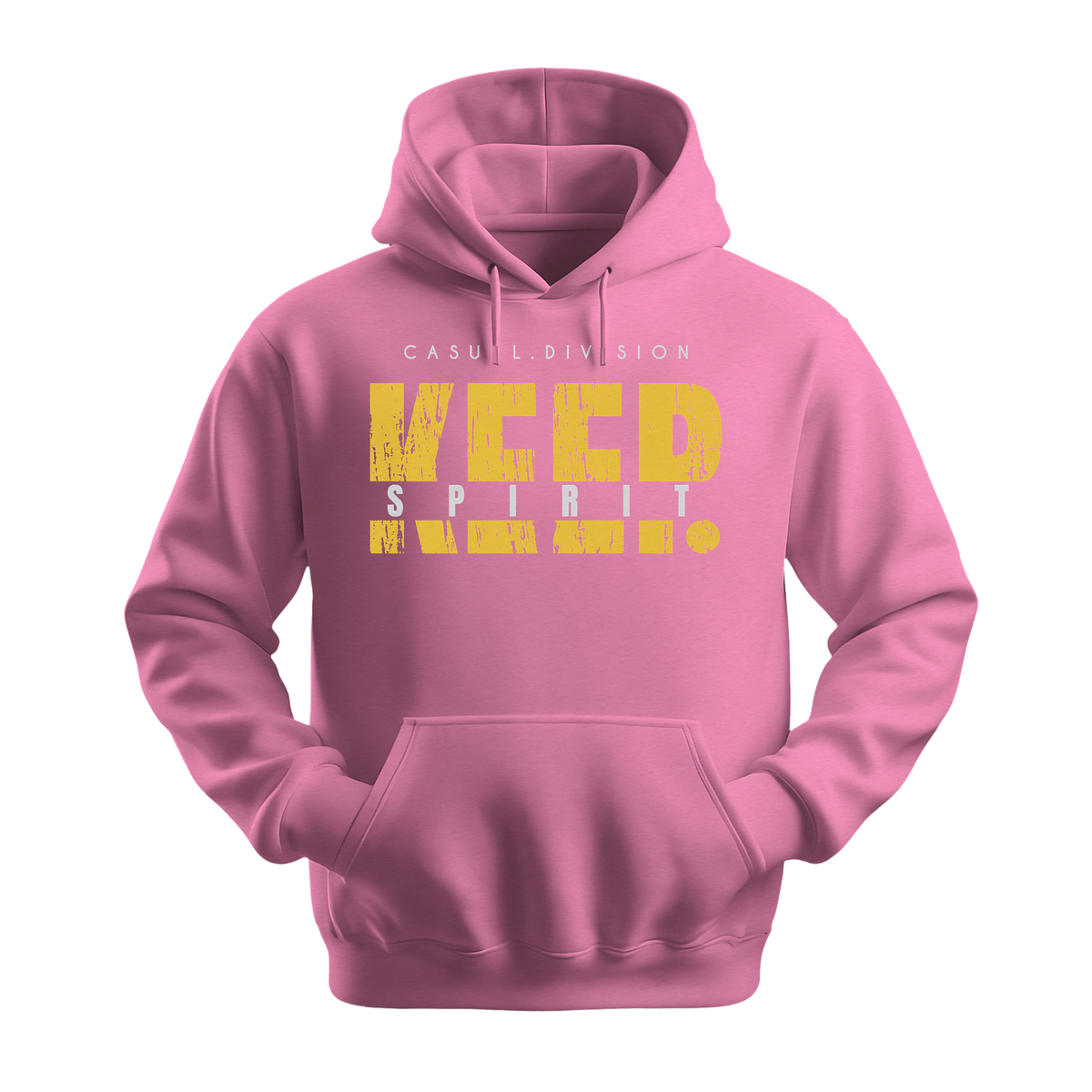 Keep Spirit - Unisex Hoodie - Streetwear Hoodie - Safety Pink