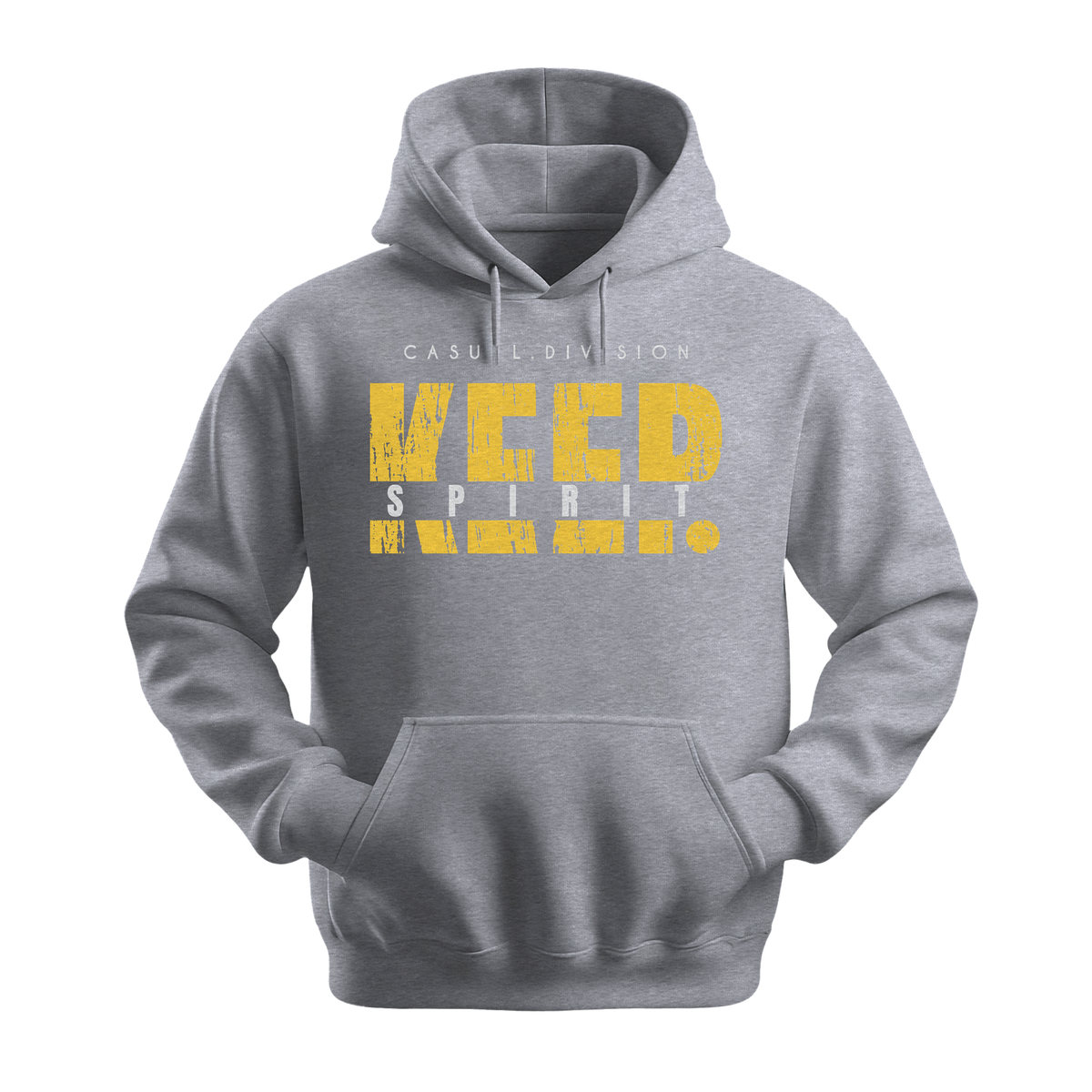 Keep Spirit - Unisex Hoodie - Streetwear Hoodie - Sports Grey