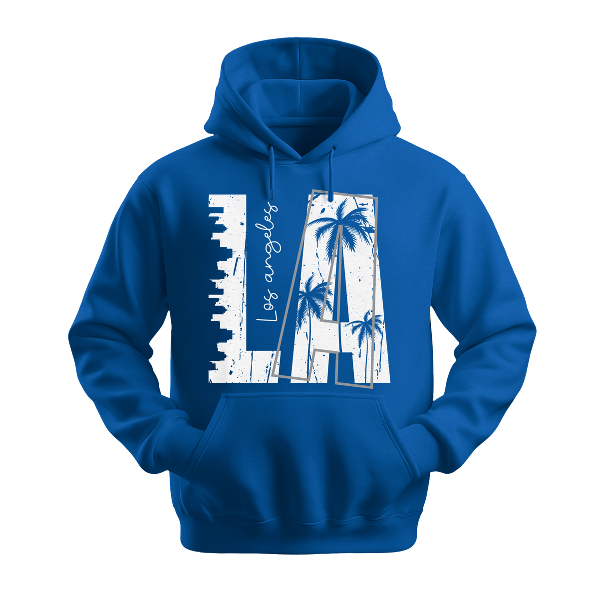 LA Los Angeles - Unisex Hoodie - City Hoodie - Royal
