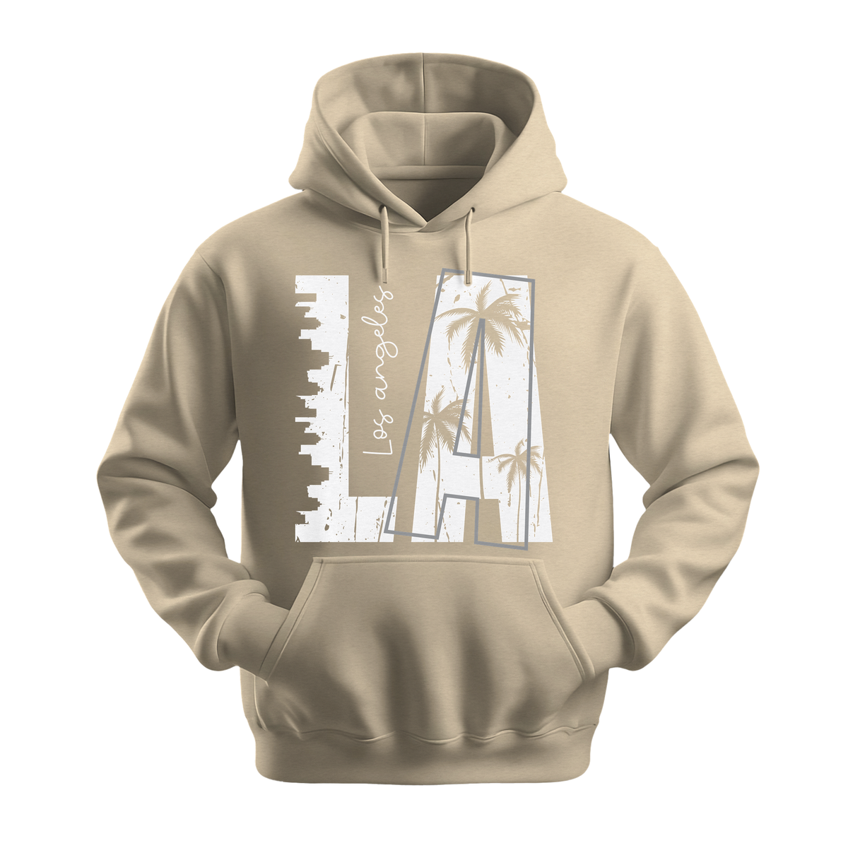 LA Los Angeles - Unisex Hoodie - City Hoodie - Sand