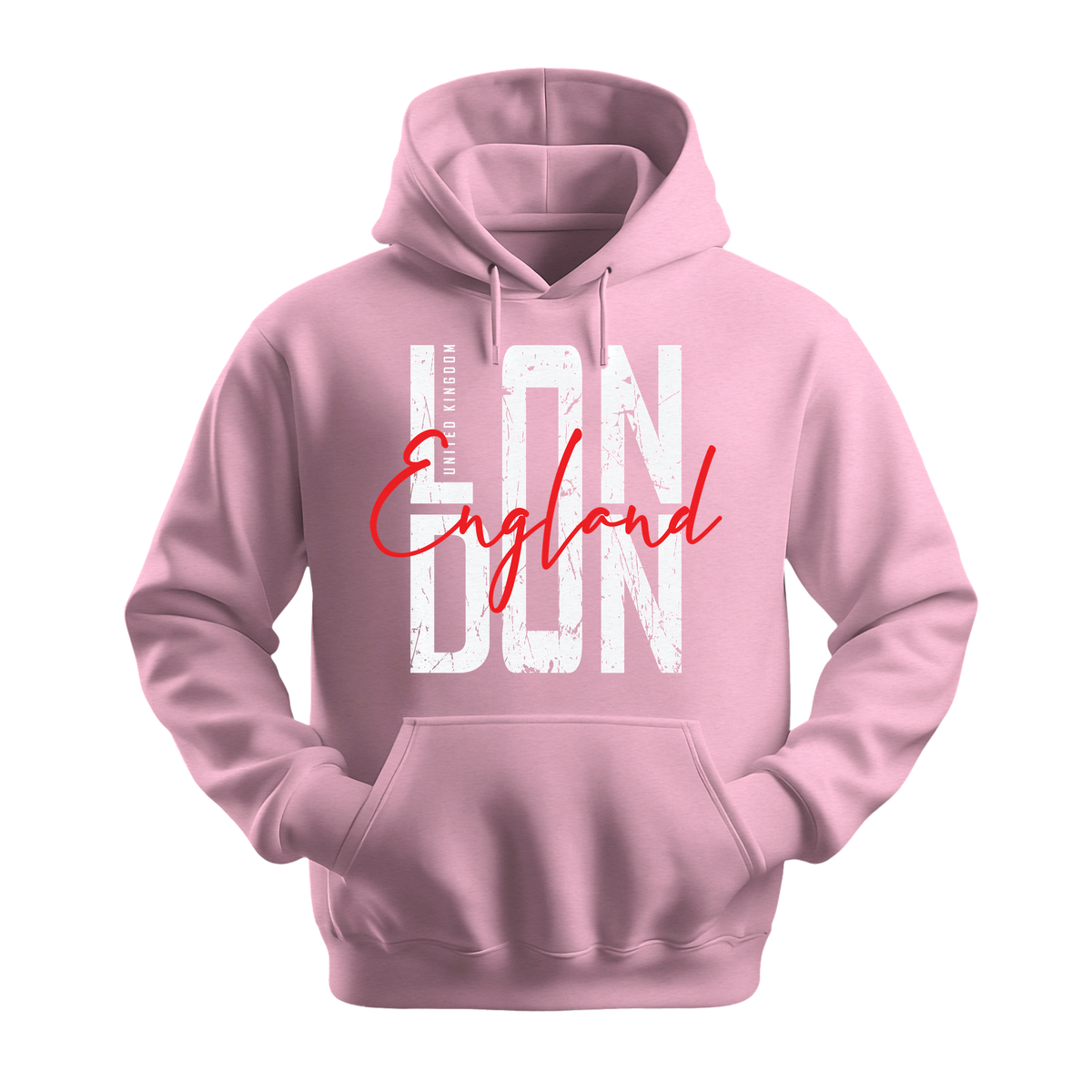 London England - Unisex Hoodie - City Hoodie - Light Pink