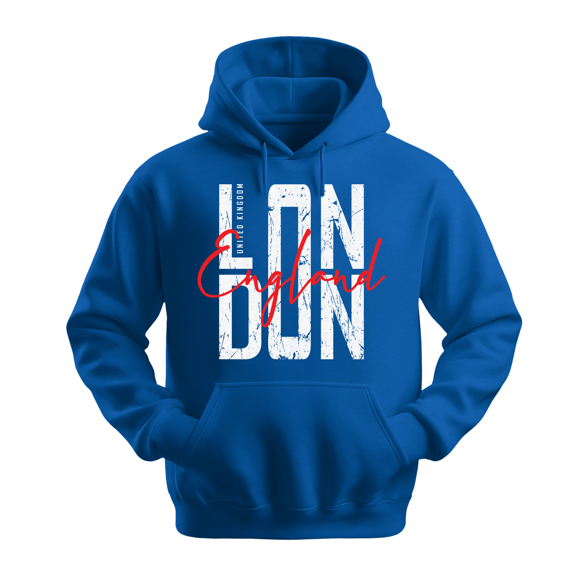 London England - Unisex Hoodie - City Hoodie - Royal