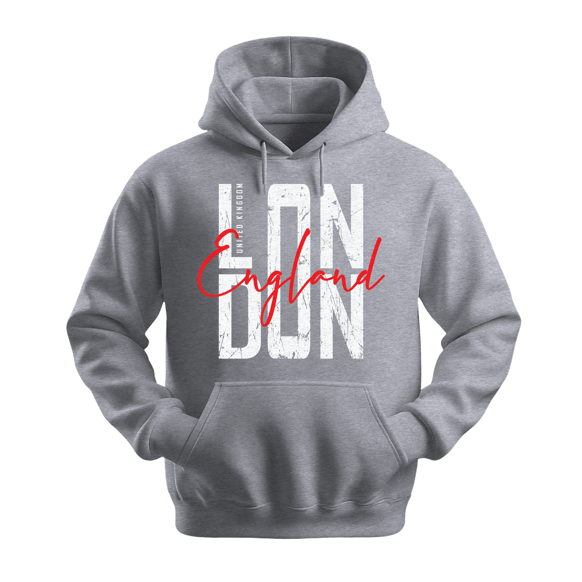 London England - Unisex Hoodie - City Hoodie - Sports Grey