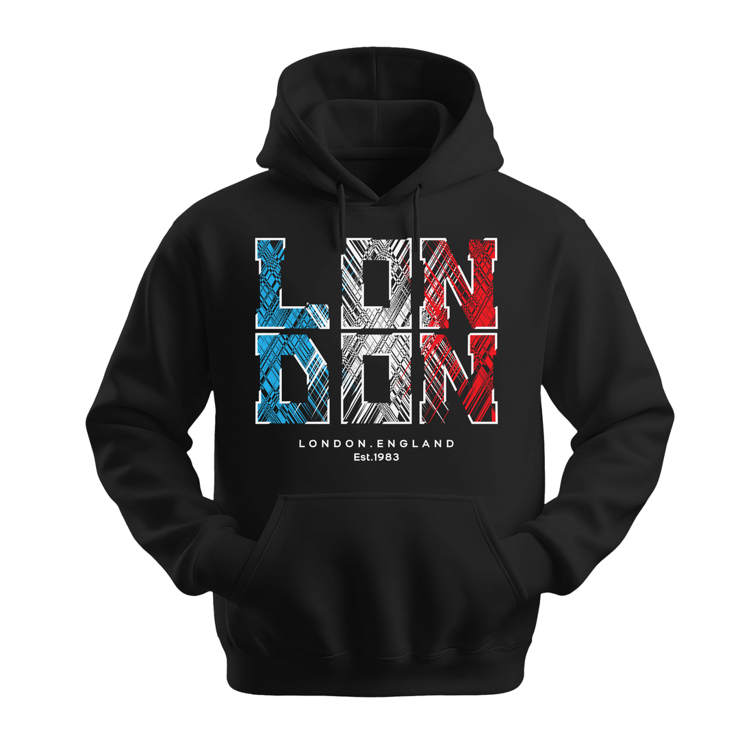London Est 1983 - Unisex Hoodie - City Hoodie - Black