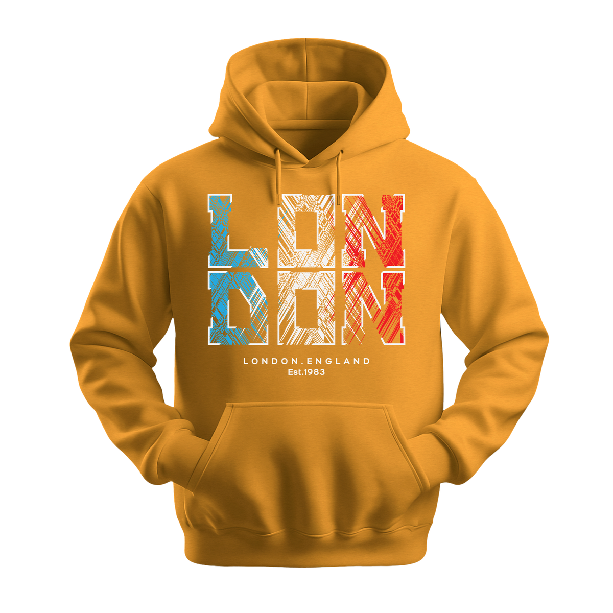 London Est 1983 - Unisex Hoodie - City Hoodie - Gold
