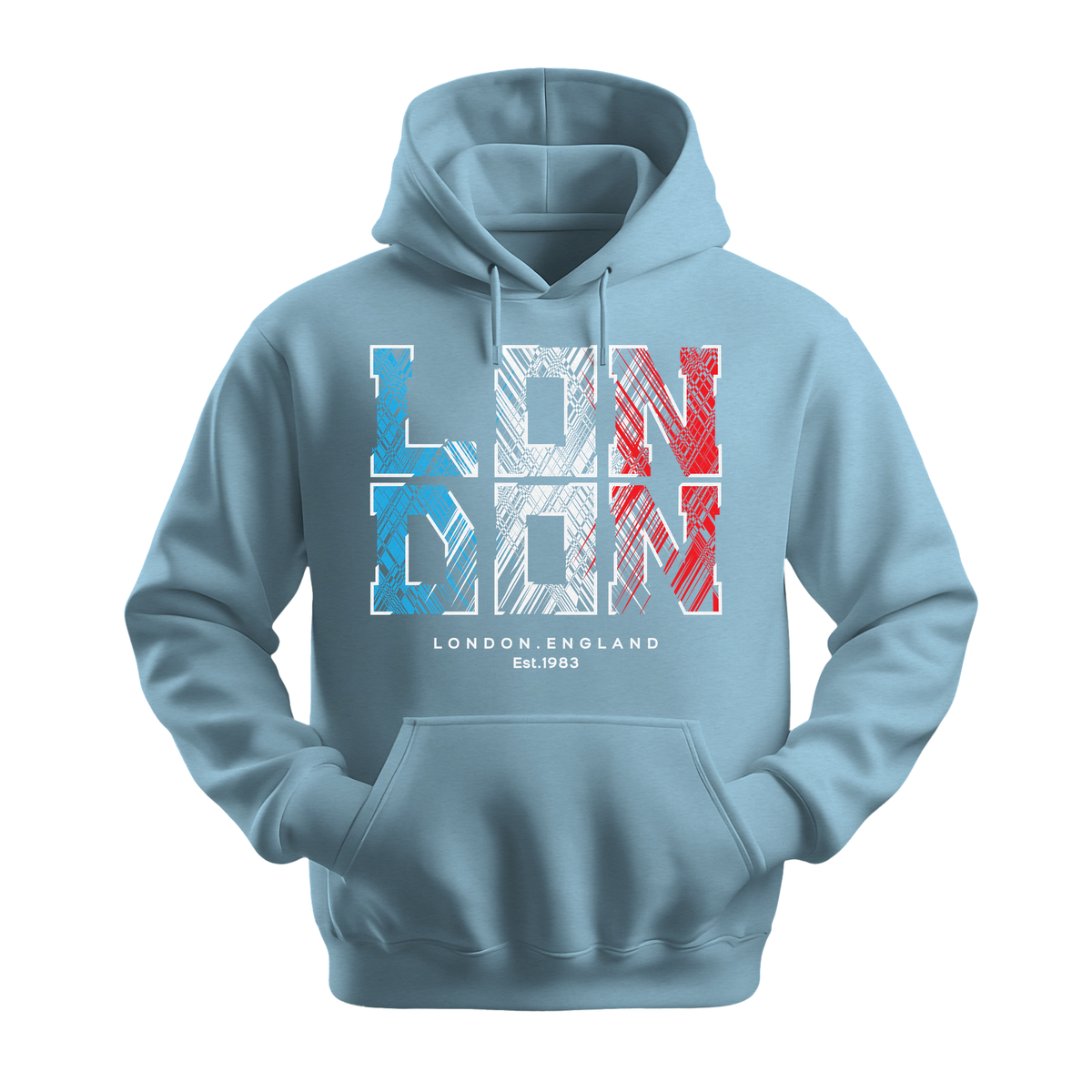 London Est 1983 - Unisex Hoodie - City Hoodie - Light Blue