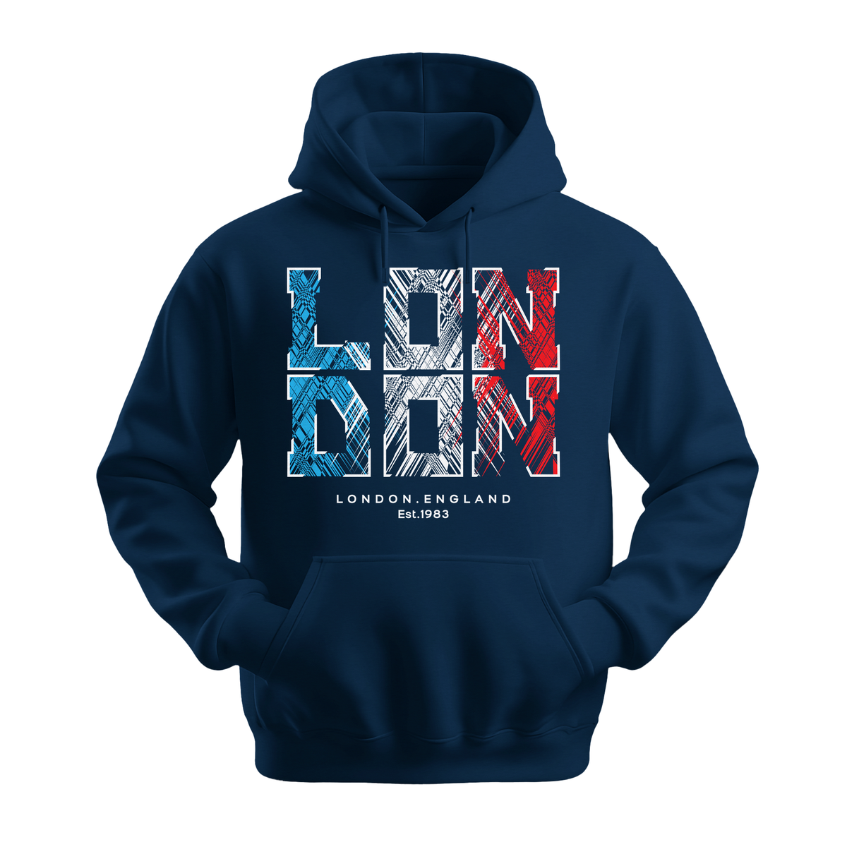 London Est 1983 - Unisex Hoodie - City Hoodie - Navy
