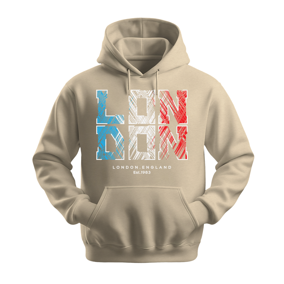 London Est 1983 - Unisex Hoodie - City Hoodie - Sand