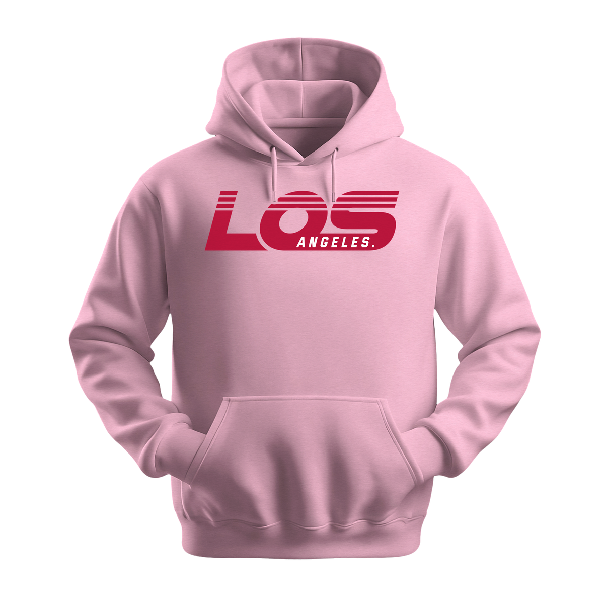 Los Angeles Retro - Unisex Hoodie - City Hoodie - Light Pink