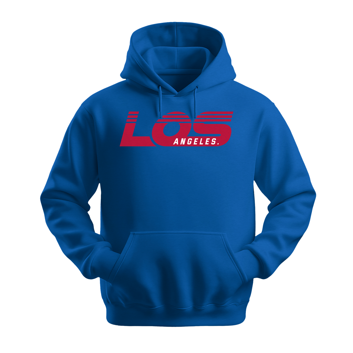 Los Angeles Retro - Unisex Hoodie - City Hoodie - Royal