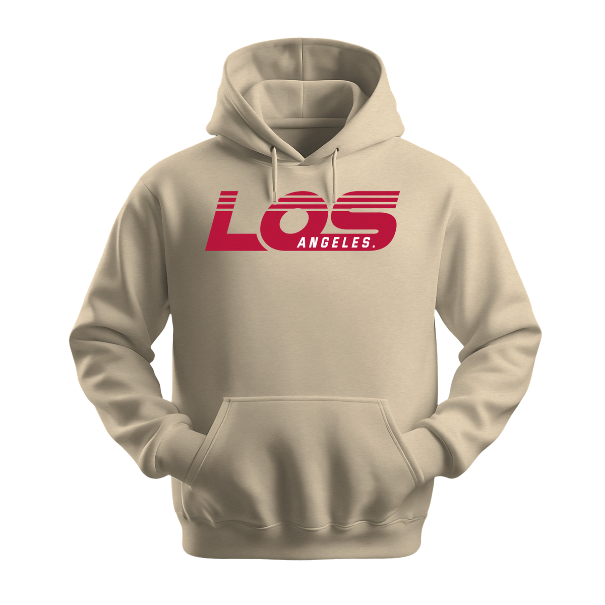 Los Angeles Retro - Unisex Hoodie - City Hoodie - Sand