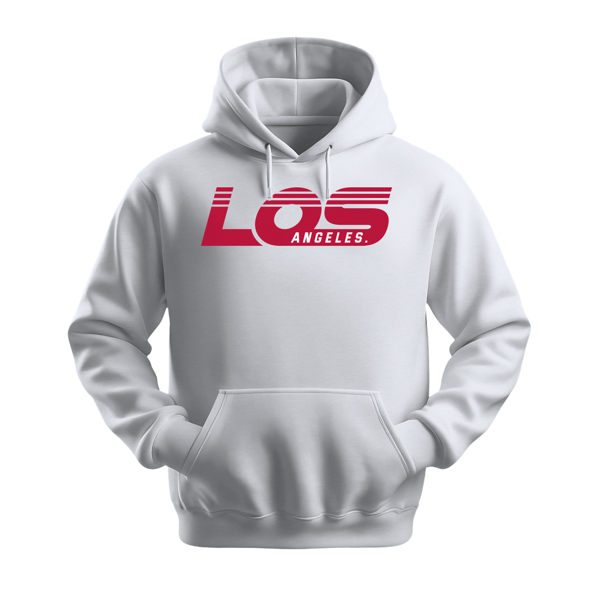Los Angeles Retro - Unisex Hoodie - City Hoodie - White