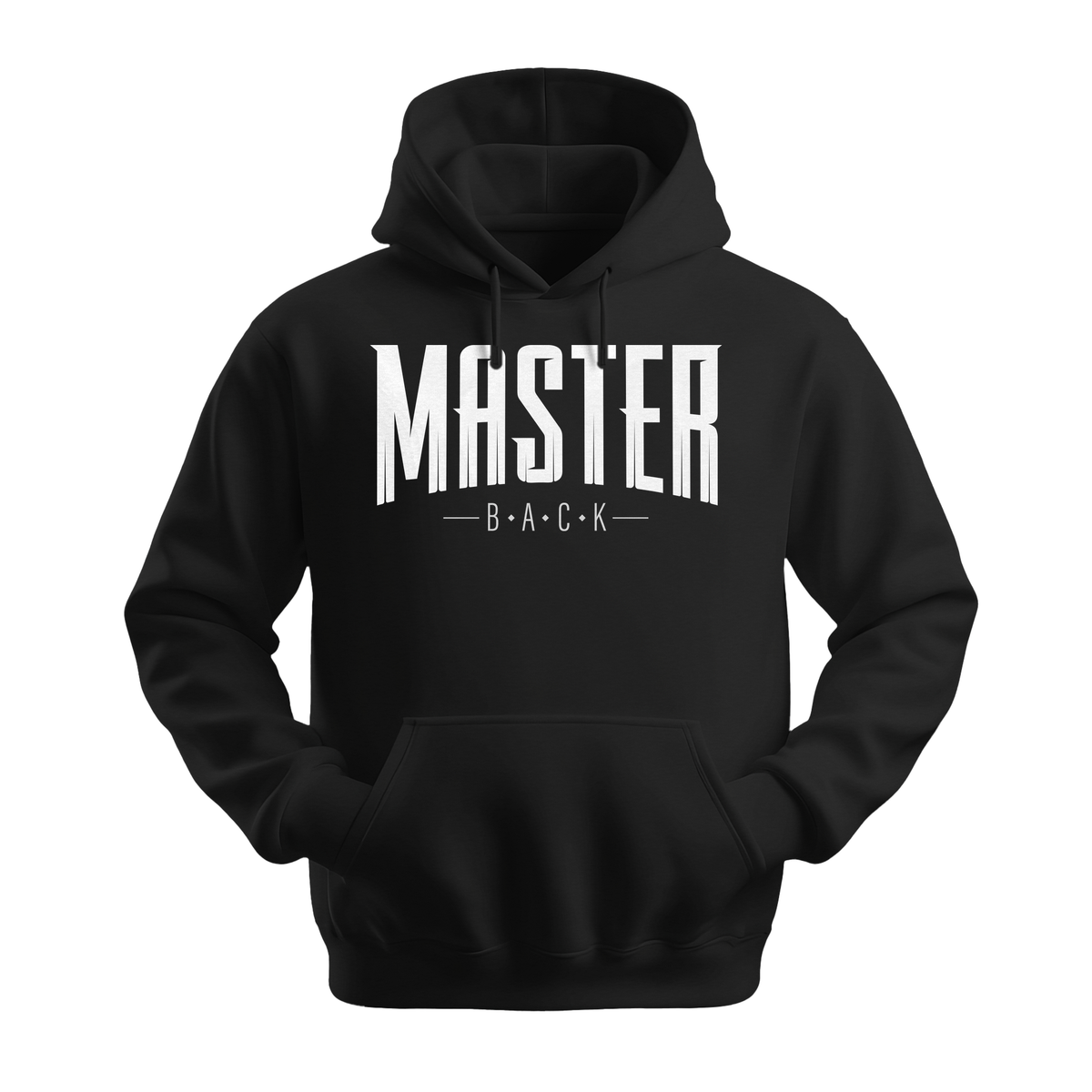 Master Back - Unisex Hoodie - Streetwear Hoodie - Black