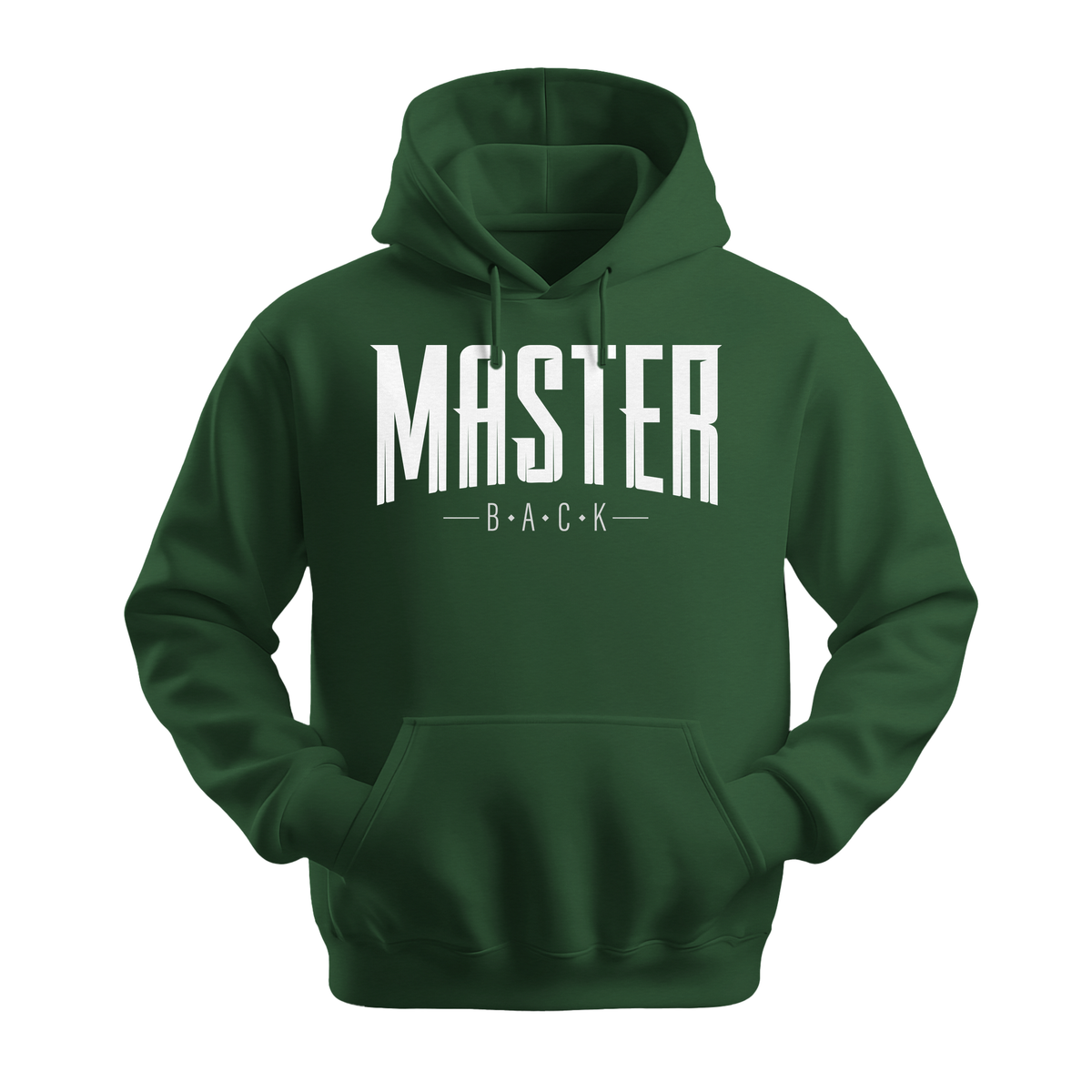 Master Back - Unisex Hoodie - Streetwear Hoodie - Forest Green
