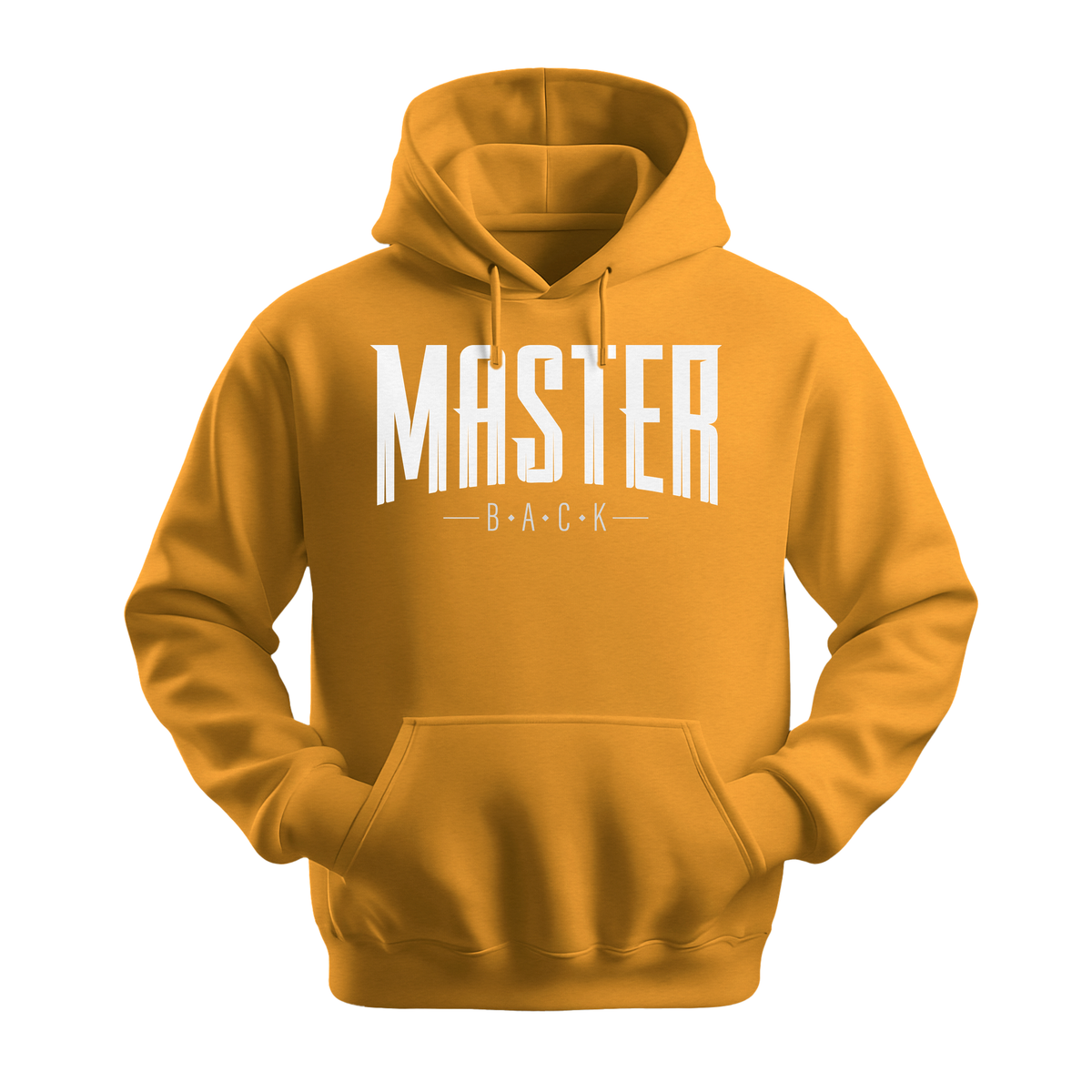 Master Back - Unisex Hoodie - Streetwear Hoodie - Gold