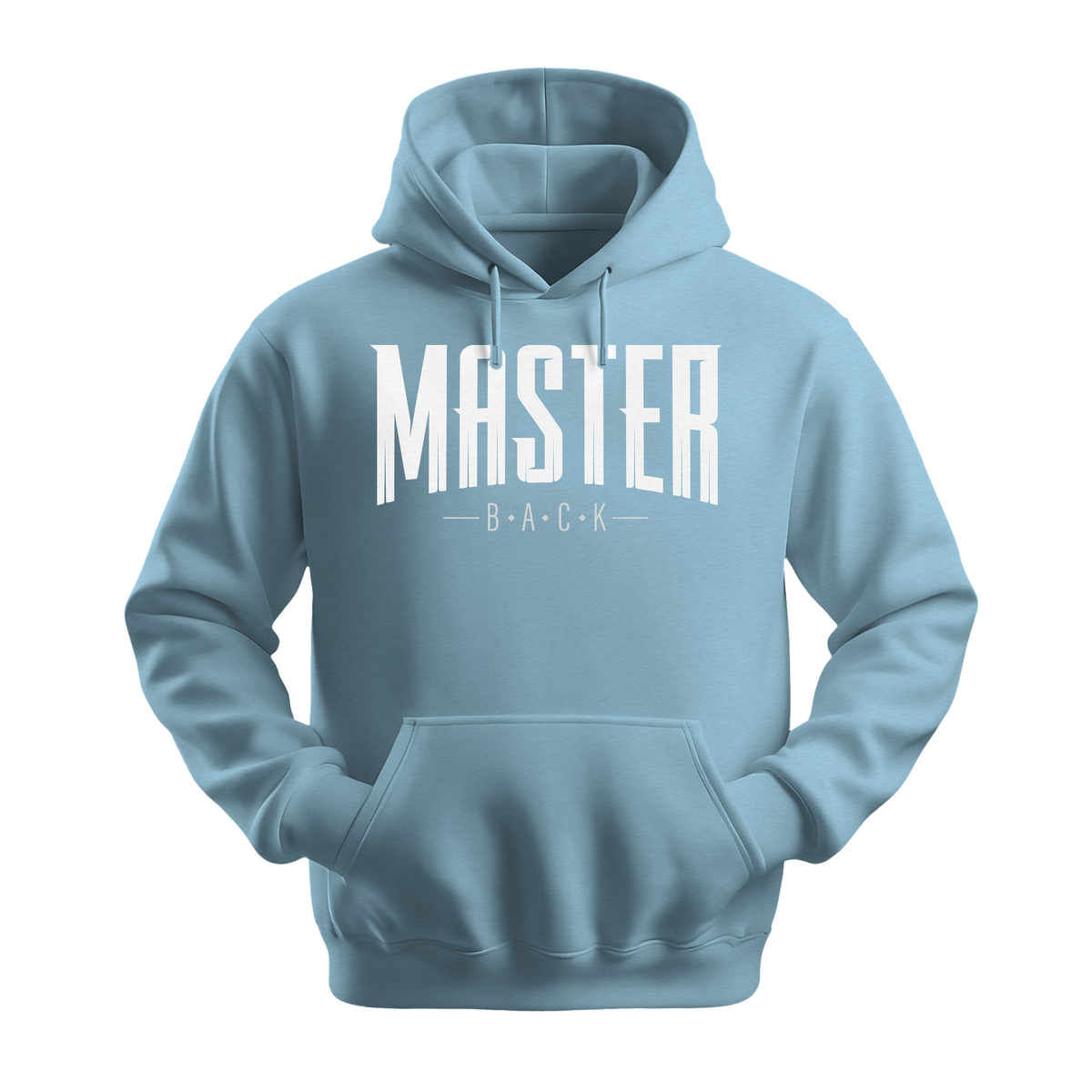 Master Back - Unisex Hoodie - Streetwear Hoodie - Light Blue